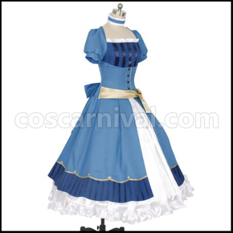 Black Butler: Book of the Atlantic Elizabeth Midford Cosplay Costume coscarnival - Back View
