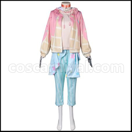 Hatsune Miku: Colorful Stage! Sora Tenma Cosplay Costume coscarnival - Front View