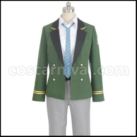 On Air! Amahashi Yukiya COSMO Treasure Hill Academy 3rd Year Uniform Cosplay Costume coscarnival - Front View
