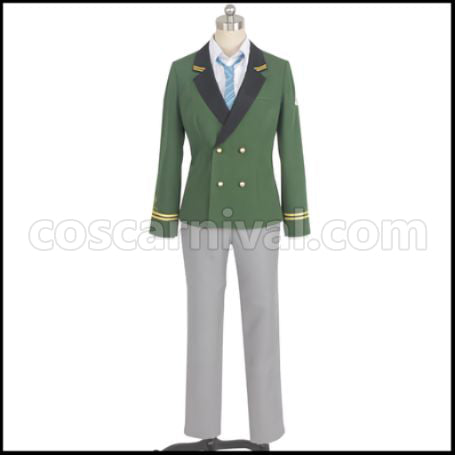 On Air! Amahashi Yukiya COSMO Treasure Hill Academy 3rd Year Uniform Cosplay Costume coscarnival - Back View