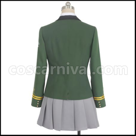 On Air! Tomoe Miwa Gem Hill Academy 1st Grade Uniform Cosplay Costume coscarnival - Detail Close-up