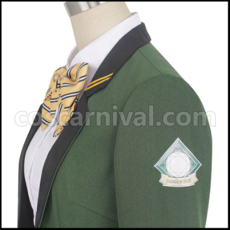 On Air! Tomoe Miwa Gem Hill Academy 1st Grade Uniform Cosplay Costume coscarnival - Collar Design