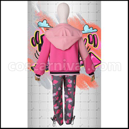 Hatsune Miku: Colorful Stage! Akito Shinonome Cosplay Costume coscarnival - Side Profile