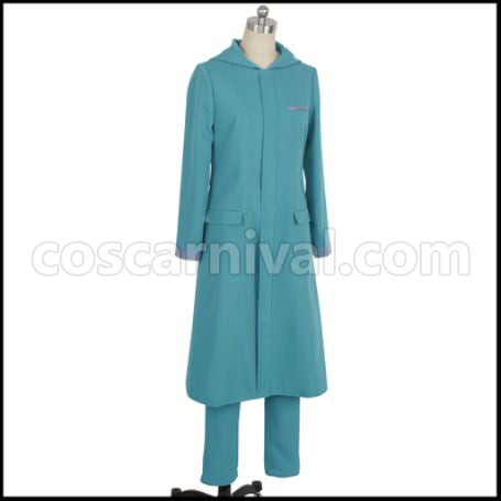 Cells at Work Black White Blood Cell/Neutrophil (White Blood Cell/Neutrophil) 1196 Cosplay Costume coscarnival - Side Profile