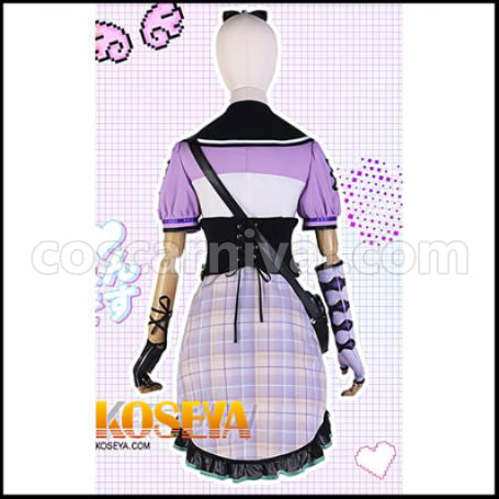 Hatsune Miku: Colorful Stage! Mafuyu Asahina Cosplay Costume ver2 coscarnival - Side Profile