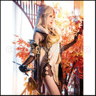 Genshin Impact Ningguang Cosplay Costume coscarnival - Back View