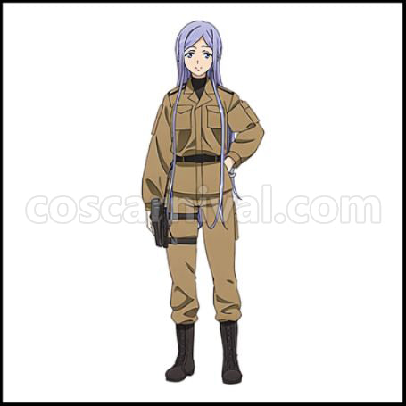 86 Eighty-Six Anju Emma Cosplay Costume coscarnival - Front View