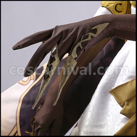 Genshin Impact Ningguang Cosplay Costume coscarnival - Detail Close-up