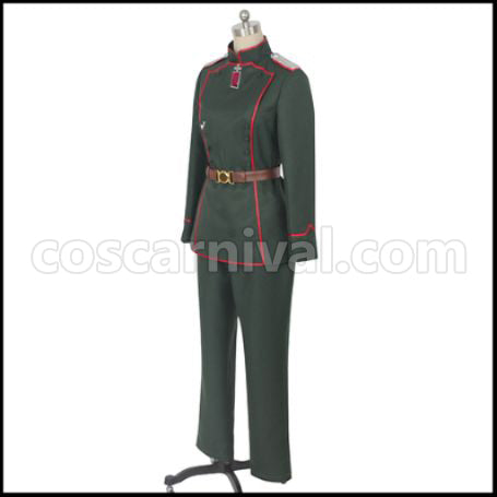 The Saga of Tanya the Evil Visha / Viktoriya Cosplay Costume coscarnival - Side Profile
