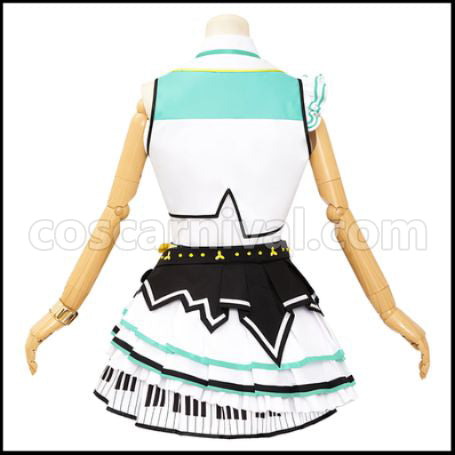 Hatsune Miku: Colorful Stage! more more jump Shizuku Hinomori Cosplay Costume coscarnival - Side Profile