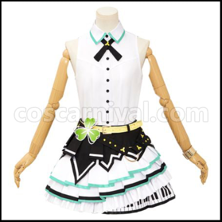 Hatsune Miku: Colorful Stage! more more jump Shizuku Hinomori Cosplay Costume coscarnival - Detail Close-up