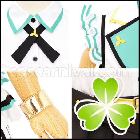 Hatsune Miku: Colorful Stage! more more jump Shizuku Hinomori Cosplay Costume coscarnival - Collar Design