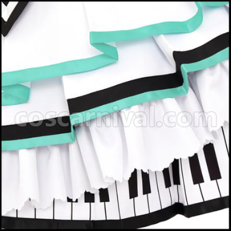 Hatsune Miku: Colorful Stage! more more jump Shizuku Hinomori Cosplay Costume coscarnival - Material Texture