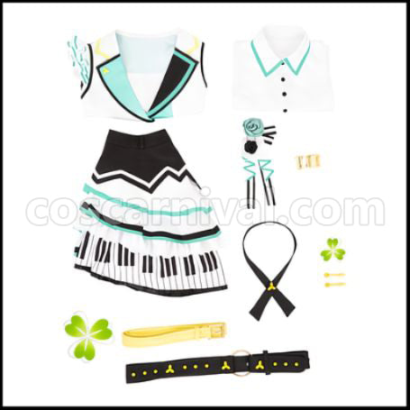 Hatsune Miku: Colorful Stage! more more jump Shizuku Hinomori Cosplay Costume coscarnival - Pocket Design