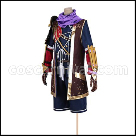 Touken Ranbu Goutou Toushirou Kiwame Cosplay Costume coscarnival - Side Profile