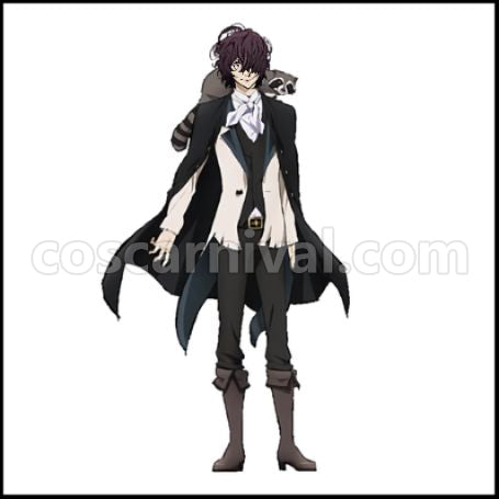 Bungou Stray Dogs Edgar Allan Poe Cosplay Costume coscarnival - Front View