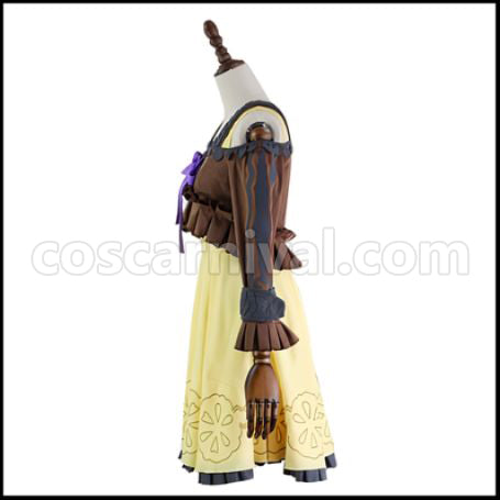 SINoALICE Sleep Briar Rose Cosplay Costume Ver2 coscarnival - Back View