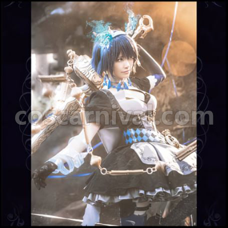 SINoALICE Bondage Alice Cosplay Costume Ver2 coscarnival - Detail Close-up