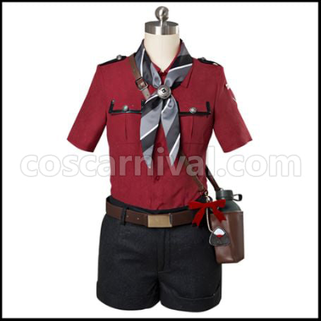 Touken Ranbu Hyuga Masamune Casual Wear Cosplay Costume coscarnival - Front View