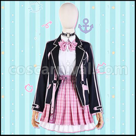 Nijisanji VTuber Minato Aqua Cosplay Costume coscarnival - Front View