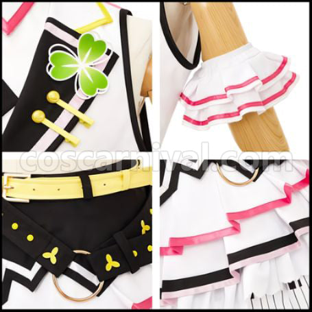 Hatsune Miku: Colorful Stage! more more jump Airi Momoi Cosplay Costume coscarnival - Hem Detail