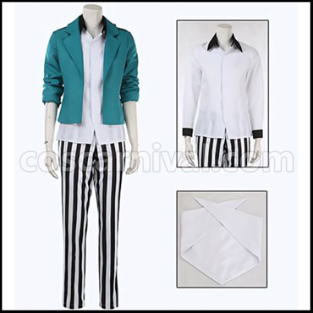 Pretty Boy Detective Club Michiru Fukuroi Cosplay Costume coscarnival - Collar Design