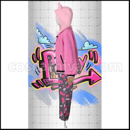 Hatsune Miku: Colorful Stage! Toya Aoyagi Cosplay Costume coscarnival - Back View