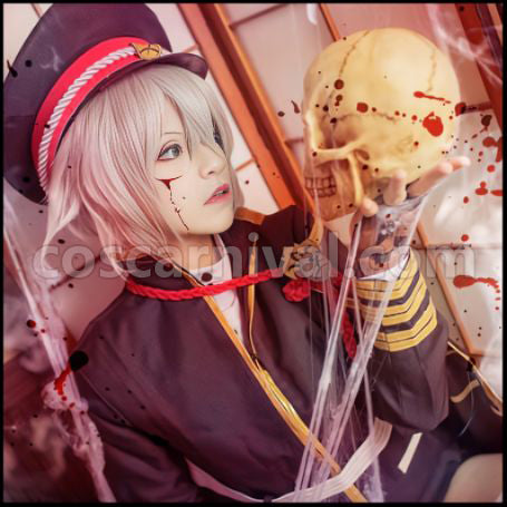 Touken Ranbu Ootachi Swordsman Hotarumaru Cosplay Costume coscarnival - Side Profile