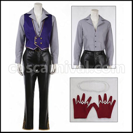 Ensemble Stars! UNDEAD Rei Sakuma Cosplay Costume coscarnival - Collar Design