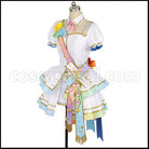 The Idolmaster Cinderella Girls Starlight Spot 'Dereste' 4th Anniversary Uzuki Shimamura Cosplay Costume coscarnival - Side Profile