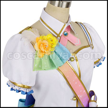 The Idolmaster Cinderella Girls Starlight Spot 'Dereste' 4th Anniversary Uzuki Shimamura Cosplay Costume coscarnival - Collar Design