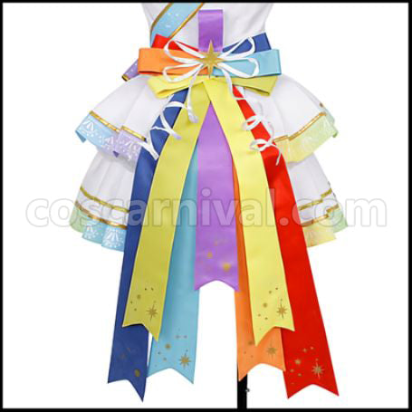 The Idolmaster Cinderella Girls Starlight Spot 'Dereste' 4th Anniversary Uzuki Shimamura Cosplay Costume coscarnival - Hem Detail