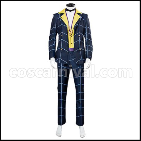 JoJo's Bizarre Adventure Part 5 Golden Wind Prosciutto Giorno Giovanna Cosplay Costume coscarnival - Front View