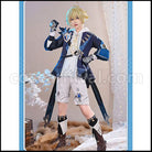 Genshin Impact Mika Cosplay Costume coscarnival - Back View