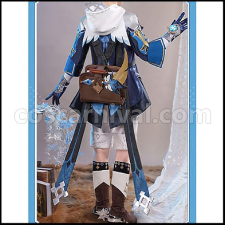 Genshin Impact Mika Cosplay Costume coscarnival - Side Profile