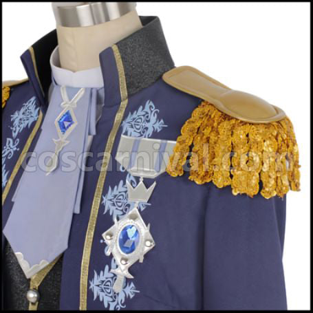 Movie Version Uta no Prince-sama Maji LOVE Kingdom QUARTET NIGHT Kurosaki Ranmaru Cosplay Costume coscarnival - Cuff Style