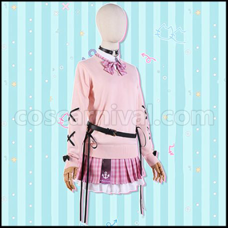 Nijisanji VTuber Minato Aqua Cosplay Costume coscarnival - Side Profile