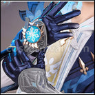 Genshin Impact Mika Cosplay Costume coscarnival - Cuff Style