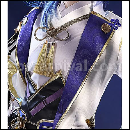 Genshin Impact Kamisato Ayato Cosplay Costume coscarnival - Detail Close-up