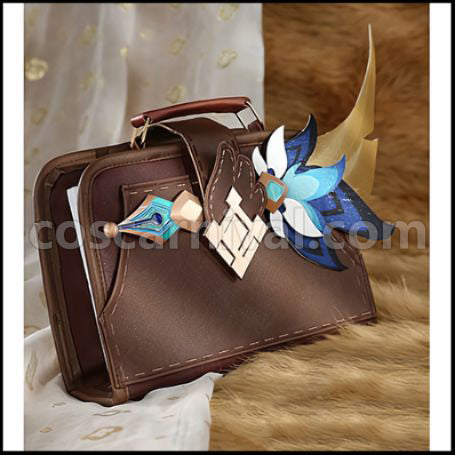 Genshin Impact Mika Cosplay Costume coscarnival - Material Texture