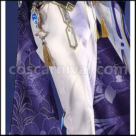 Genshin Impact Kamisato Ayato Cosplay Costume coscarnival - Cuff Style