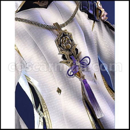 Genshin Impact Kamisato Ayato Cosplay Costume coscarnival - Hem Detail