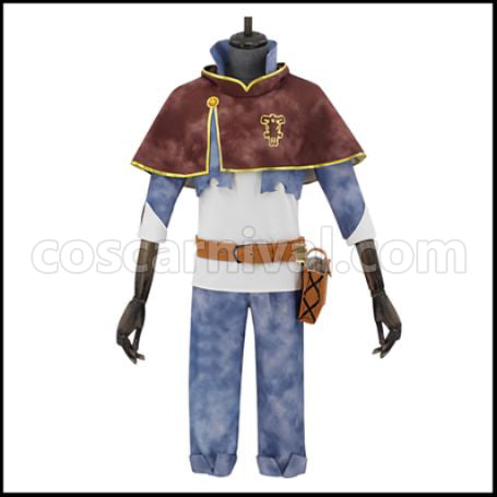 Black Clover Asta Cosplay Costume coscarnival - Front View