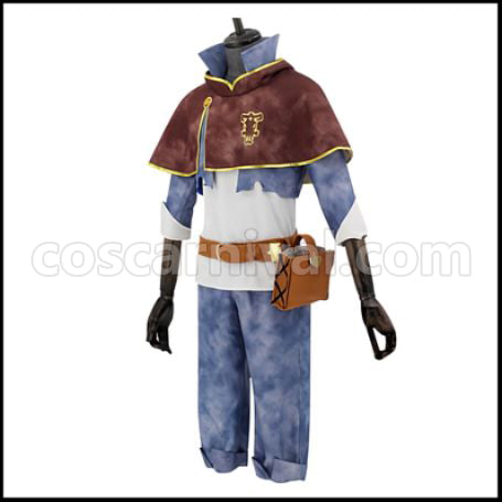 Black Clover Asta Cosplay Costume coscarnival - Back View