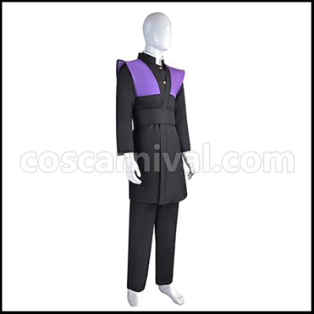 Demon Slayer: Kimetsu no Yaiba Genya Shinazugawa Cosplay Costume coscarnival - Back View