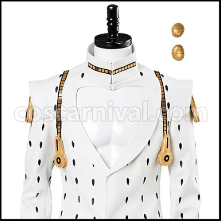 JoJo's Bizarre Adventure Part 5 Golden Wind Bruno Bucciarati Giorno Giovanna Cosplay Costume coscarnival - Detail Close-up