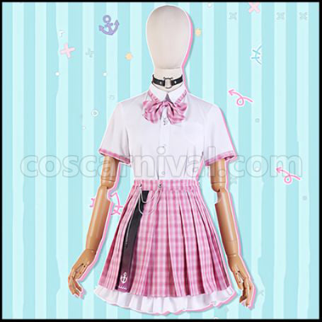 Nijisanji VTuber Minato Aqua Cosplay Costume coscarnival - Detail Close-up