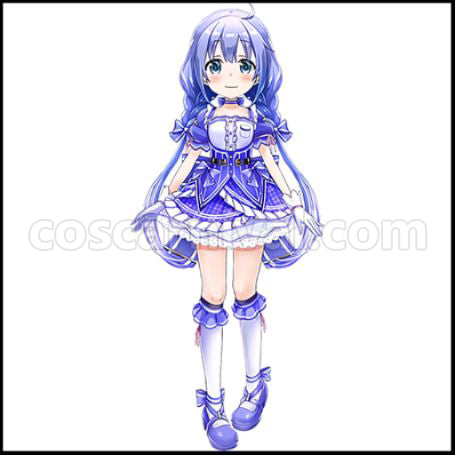 [Nijisanji Costume] Nijisanji VTuber Yuuki Chihiro Cosplay Costume coscarnival - Front View