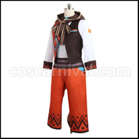 A3! Summer Group The Adventure Around Niboshi Sumera Tenma Cosplay Costume coscarnival - Back View