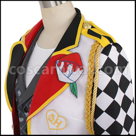Twisted Wonderland Heartslabyul Dormitory Deuce Spade Cosplay Costume coscarnival - Cuff Style